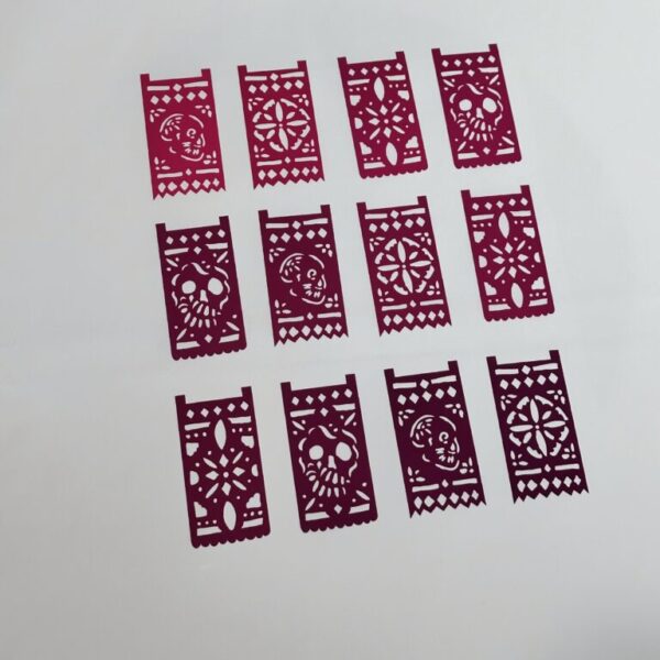 Papel Picado Magenta Hues